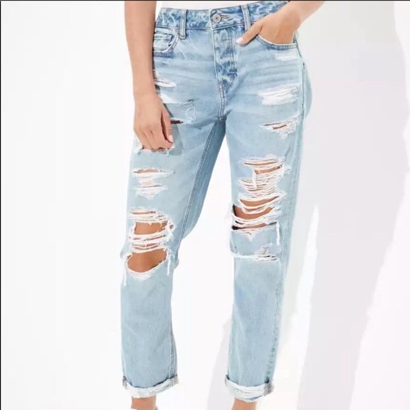 American Eagle Outfitters Denim - American Eagle Distressed Tomgirl Jeans